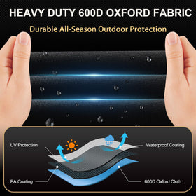 VELAPKEA waterproof 600D coating protects against rain, snow, and damp conditions
