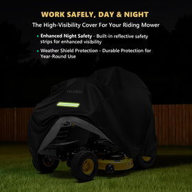 VELAPKEA waterproof 600D material protects against rain and snow.