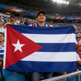 VELIFFCO Cuba flag uses fade-resistant print for long-lasting color