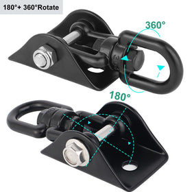 Velomill 360-degree swivel hook enabling smooth rotation for any swing.