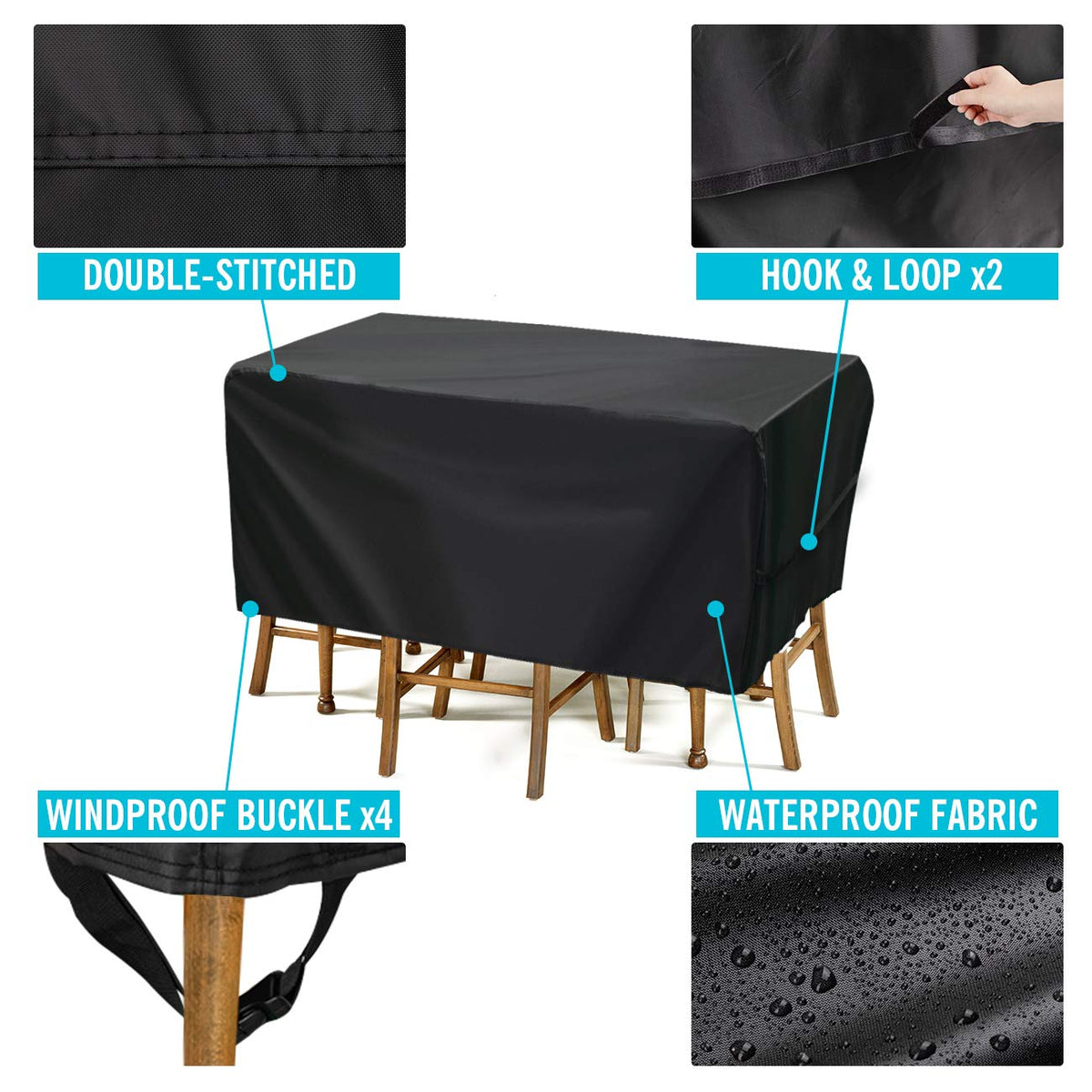 Velway cover with carry bag simplifies storage when not in use.