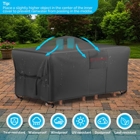 Velway easy-clean design allows quick wipe-down after outdoor use