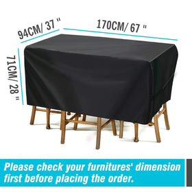 Velway cover with adjustable side fasteners secures various furniture shapes.