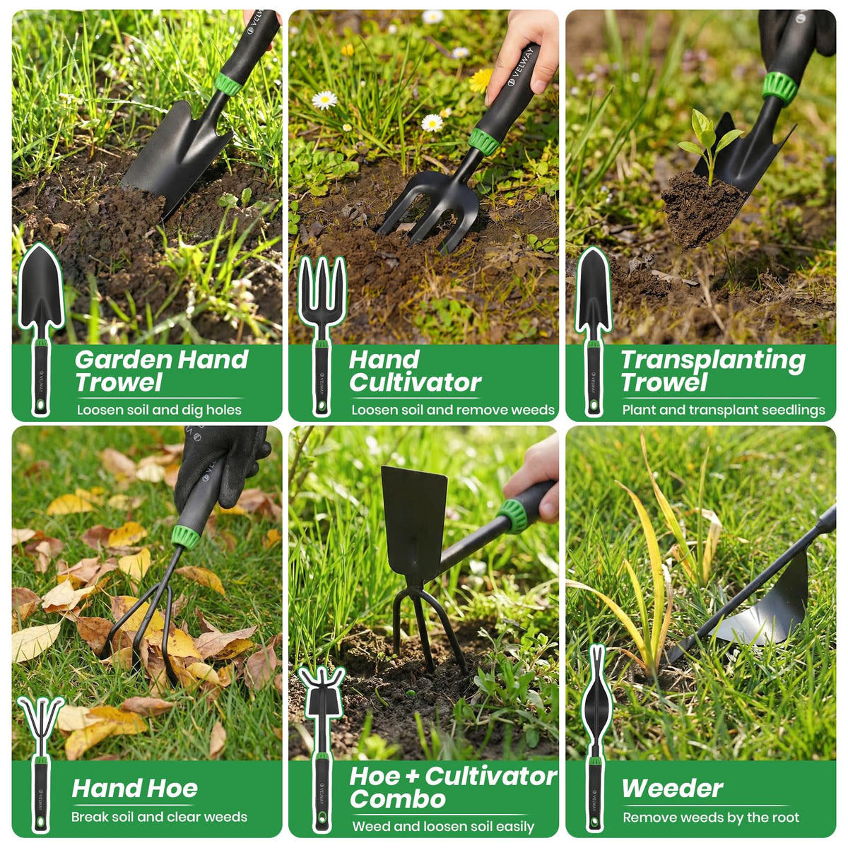 Velway stainless steel pruning shears stay sharp and rust-free for clean cuts