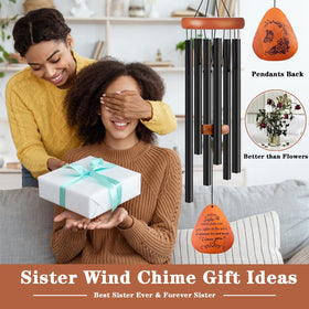 VENBEEL wind chime hand tuned tubes deliver richer, lasting tones.