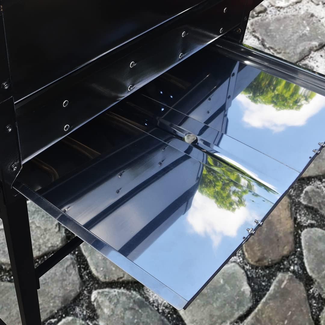 Vencino galvanized version offers a budget-friendly drip pan option.