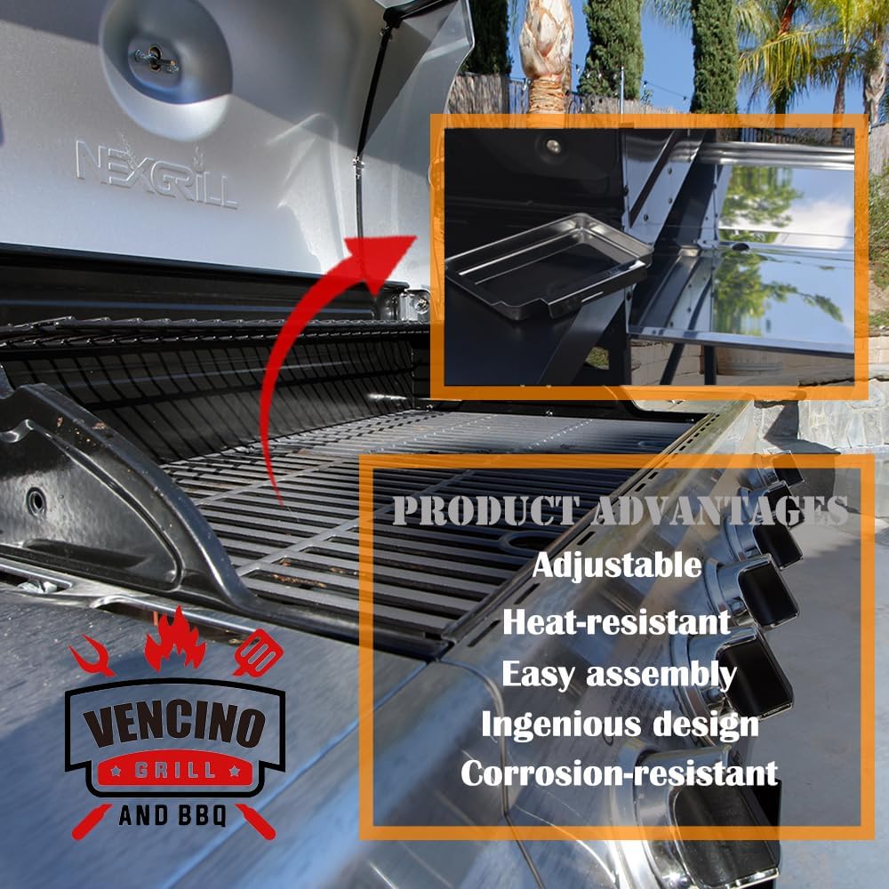 Vencino three-piece assembly fits 24-30 inch widths in minutes.