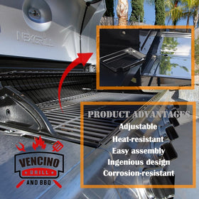 Vencino three-piece assembly fits 24-30 inch widths in minutes.
