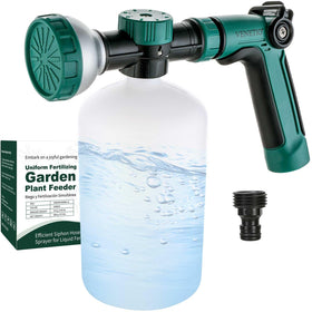 VENETIO 8-dial sprayer in use for even lawn watering and fertilizing
