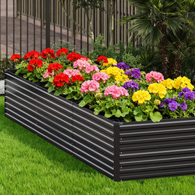 Vengarus garden bed kit ready for quick assembly with hardware included.