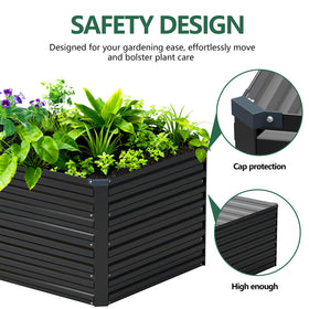 Vengarus rust-resistant galvanized steel bed built for outdoor durability.