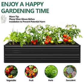 Vengarus safety gloves included to protect hands during setup and gardening.