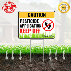 Venicor corrugated plastic sign designed for outdoor use.