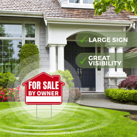 Venicor open-house yard sign displayed at the curb to attract attention