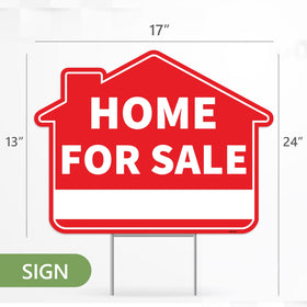Venicor corrugated plastic sign material resists water for all-weather yard advertising.