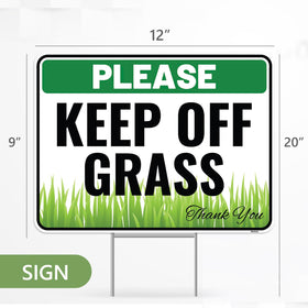 Venicor yard sign features large lettering viewable from distance.