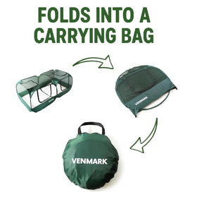 Venmark coop dimensions 72x36x24 inches for ample space.