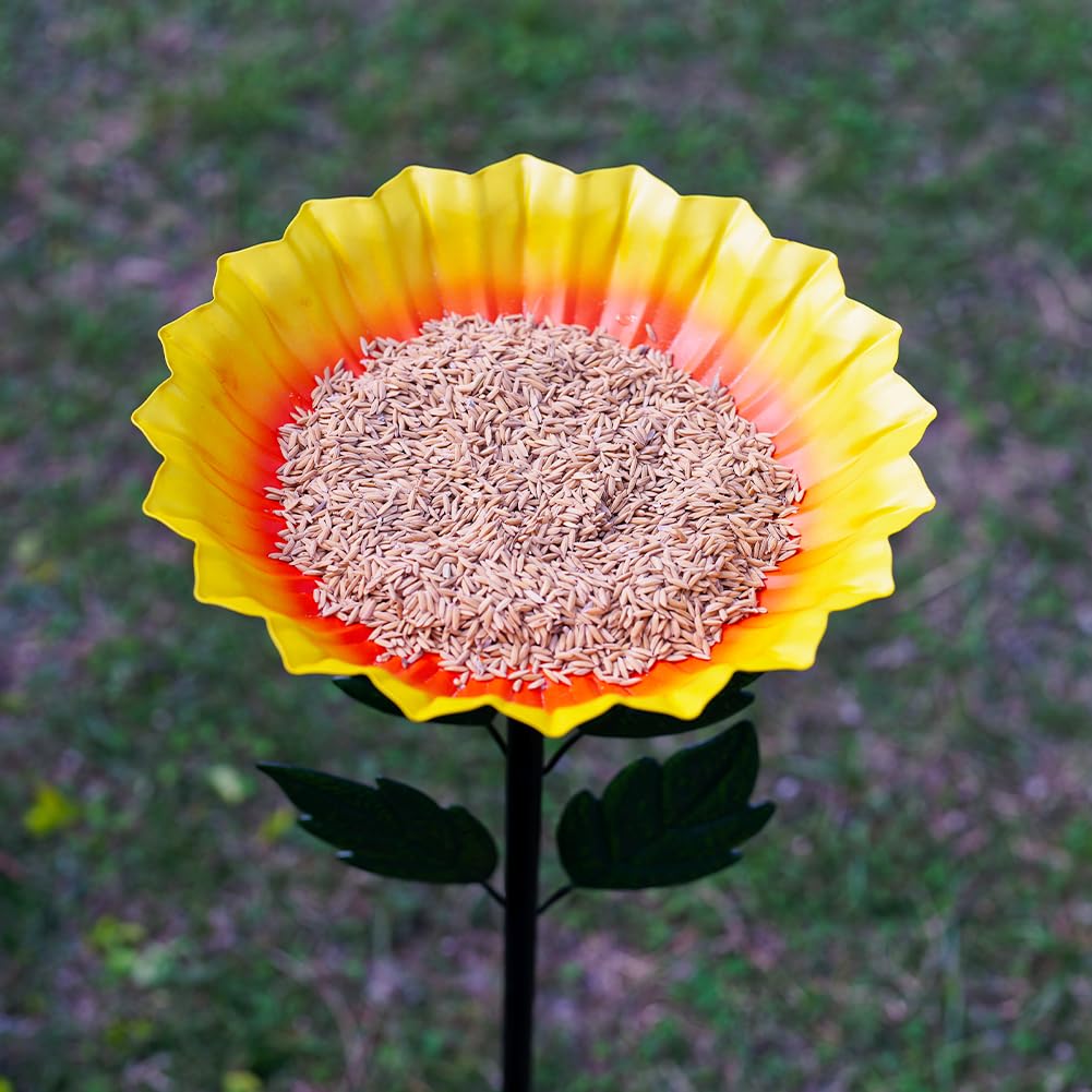 Venniy 41-inch garden bird bath stands tall and weather resistant