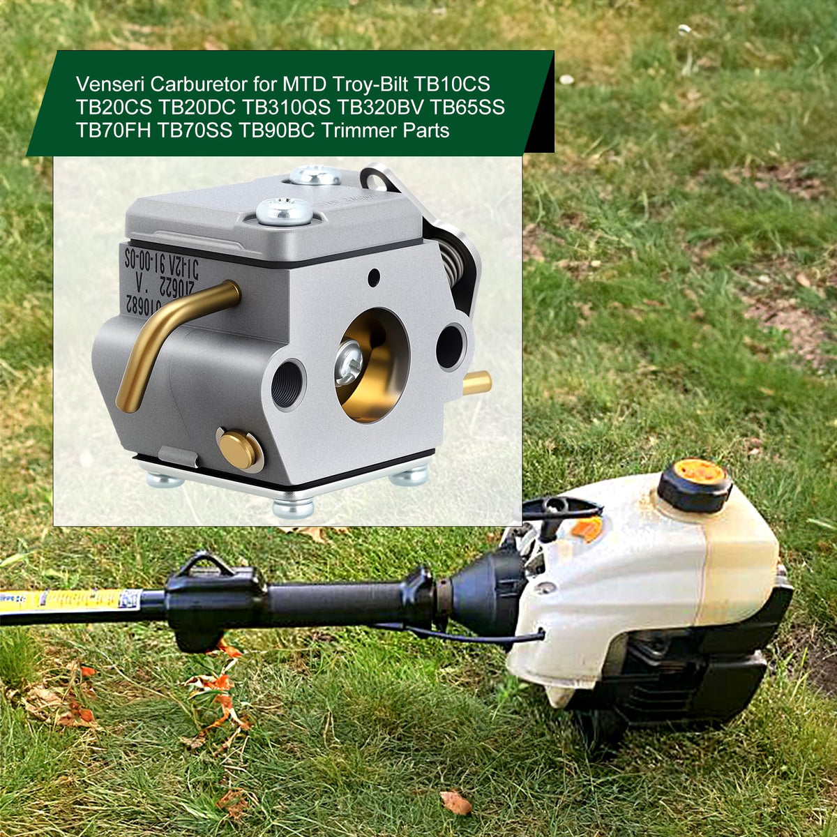 Venseri carburetor fit for Troy-Bilt TB20CS enhances starting compatibility