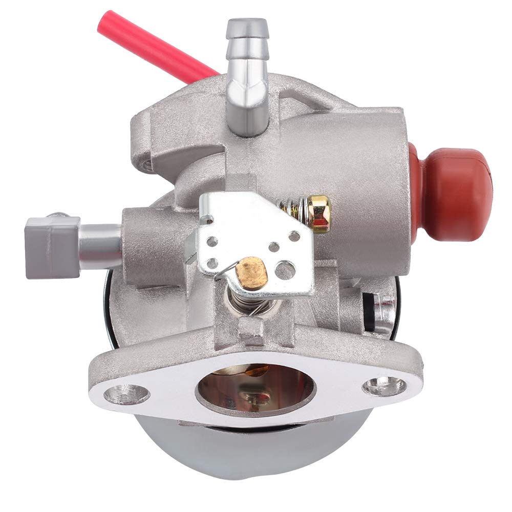 Venseri carburetor kit contents include gasket, spark plug, primer bulb, and fuel filter.