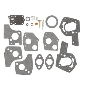 Venseri 494624 parts layout aids quick identification during carb kit installation.