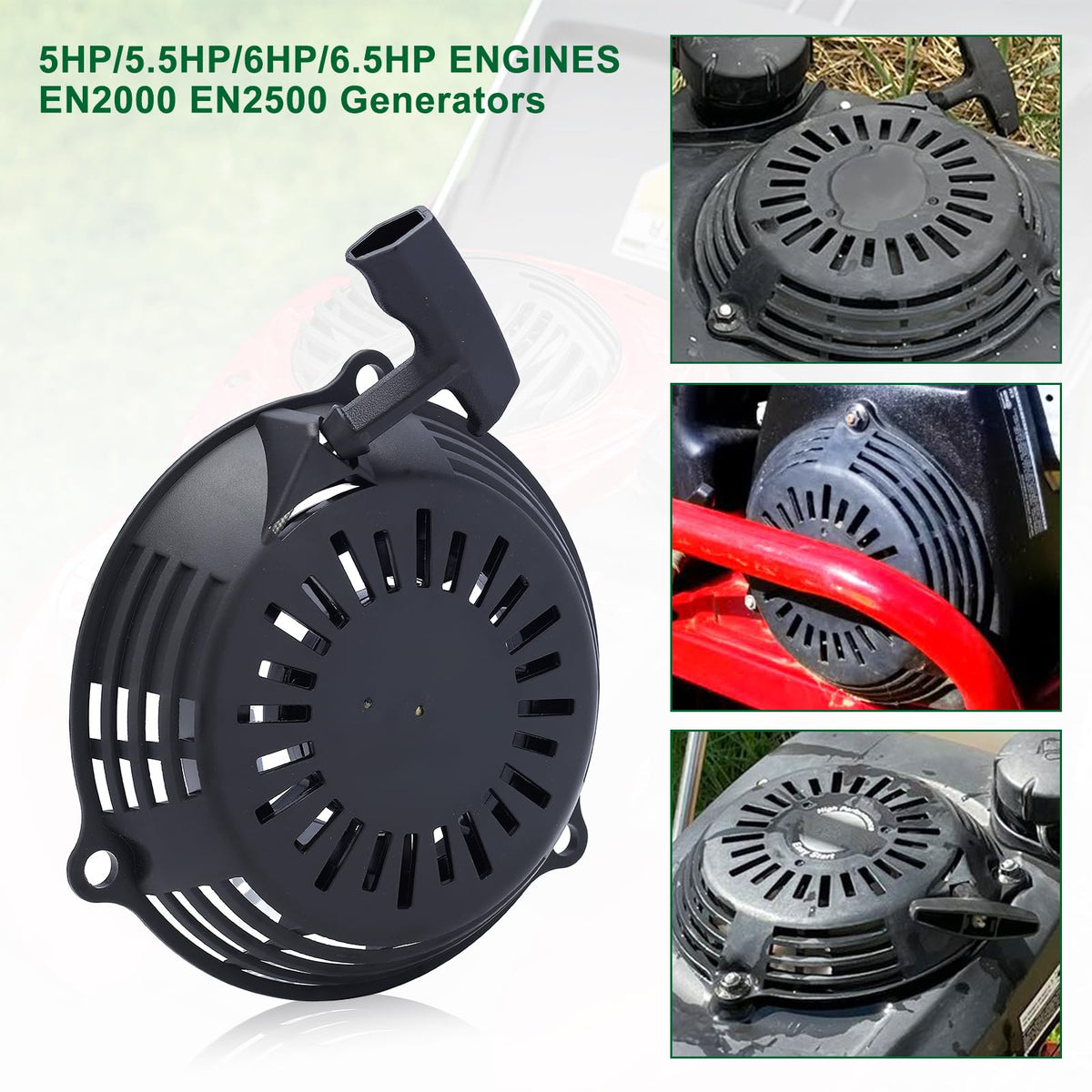 Venseri EN2000-EN2500 recoil starter, ideal replacement for generator engines