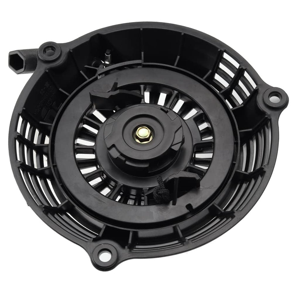 Venseri GCV160 recoil starter assembly, front view, easy replacement for compatible Honda engines