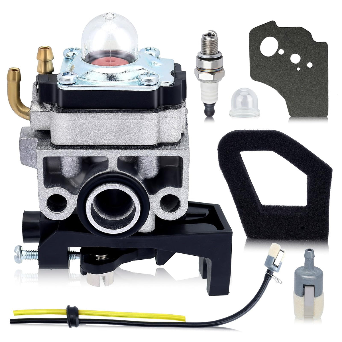 Venseri GX35 carburetor package with components for a complete replacement