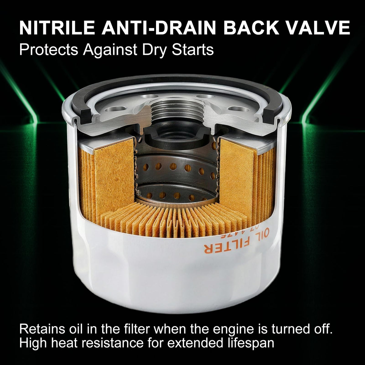 Venseri oil filter kit for MTD 4P90JHA; includes spark plug for easier ignition checks.