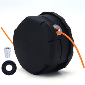 Venseri Speed Feed 400 trimmer head mounted on Echo SRM-225 for quick line feeding.