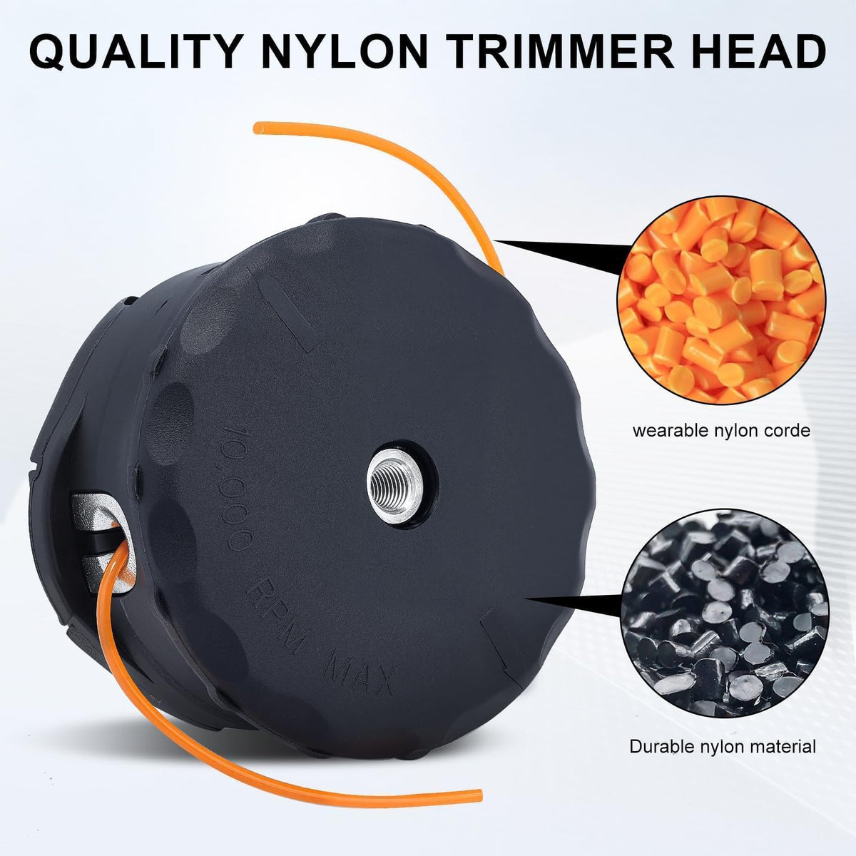 Venseri SRM225 trimmer head compatible with Echo SRM series for versatile lawn care