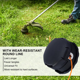Venseri SRM225 trimmer head diameter 3-3/4 inches for wide-cut coverage