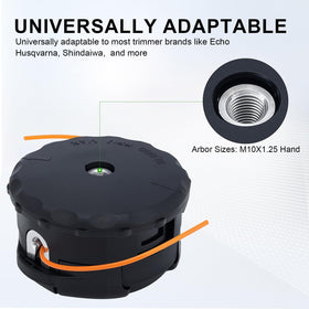 Venseri SRM225 trimmer head with swappable nut for simple installation