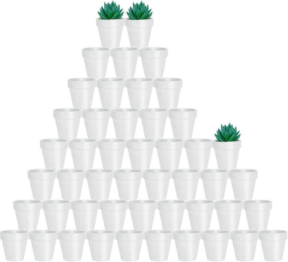 vensovo 2-inch terracotta pot with drainage holes for healthy succulents