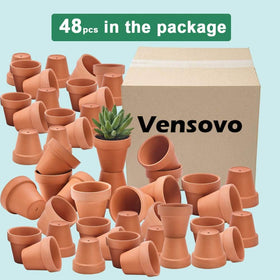 Vensovo 2-inch terracotta pots for gifting and home décor.