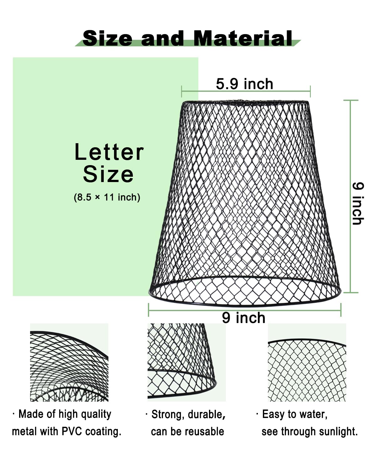 Vensovo 36 stakes for secure anchoring of cloches in the garden