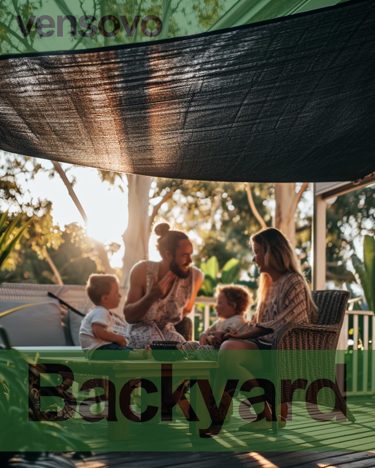 vensovo shade cloth used in a chicken coop for sun protection
