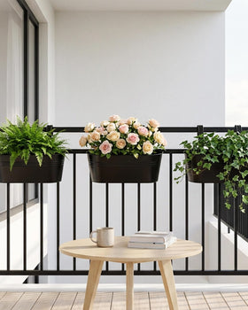 Vensovo detachable hooks enable quick conversion from railing to desktop use