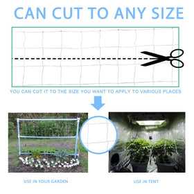 vensovo trellis netting wrapped around a frame for effortless installation and stability.
