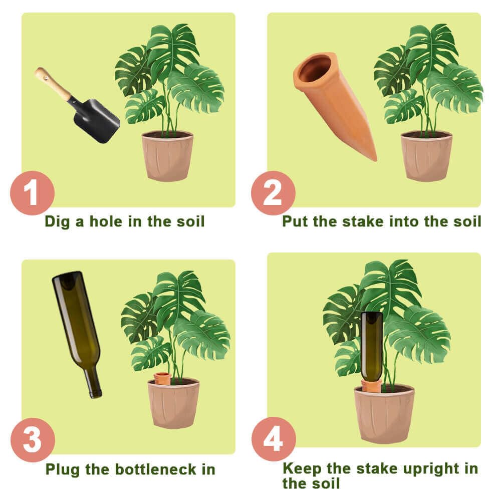 vensovo indoor plant setup shows simple, automatic watering for healthy roots.