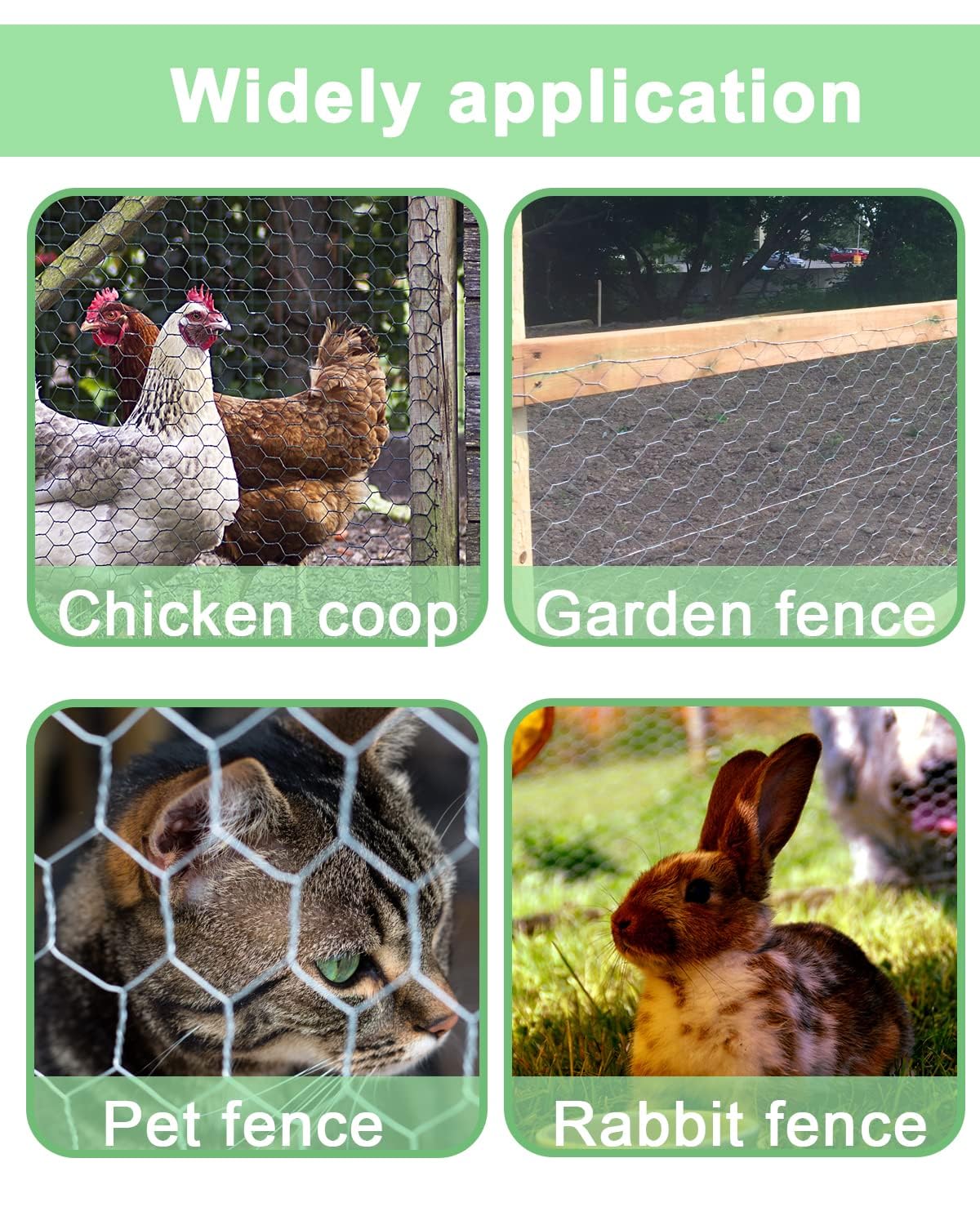 vensovo lightweight sturdy fence enables easy DIY installation in your yard