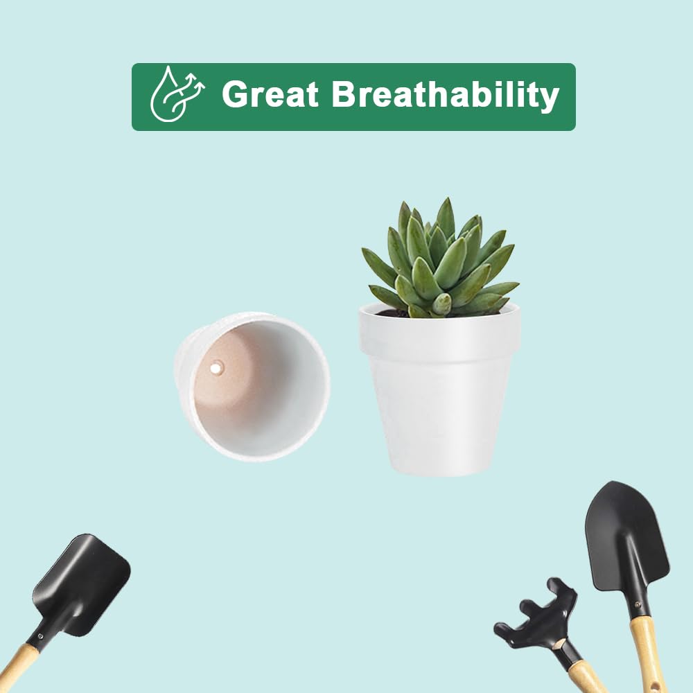 vensovo white mini pot ideal for balcony or windowsill displays
