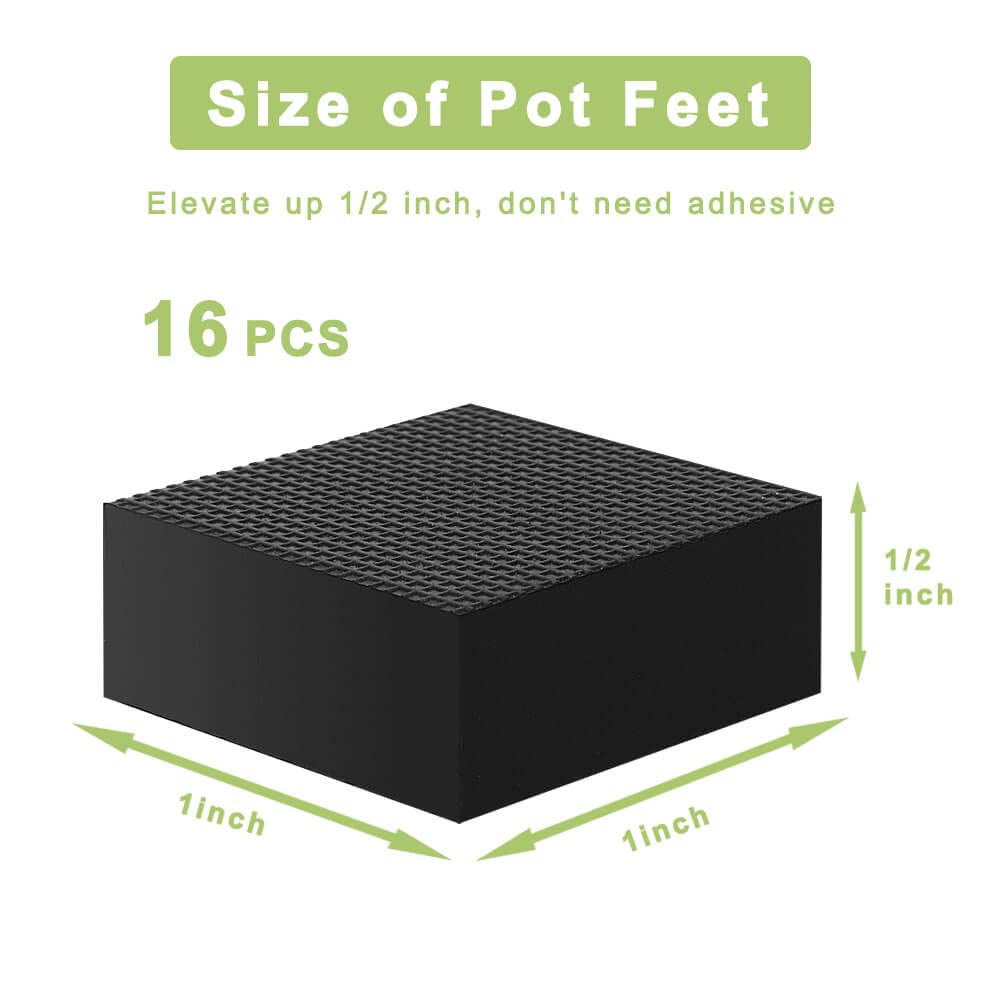 Vensovo non-slip risers keep pots steady on decks and patios.