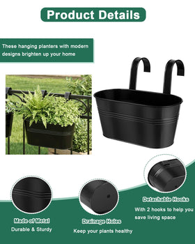 Vensovo planter with pre drilled drainage hole for well ventilated soil