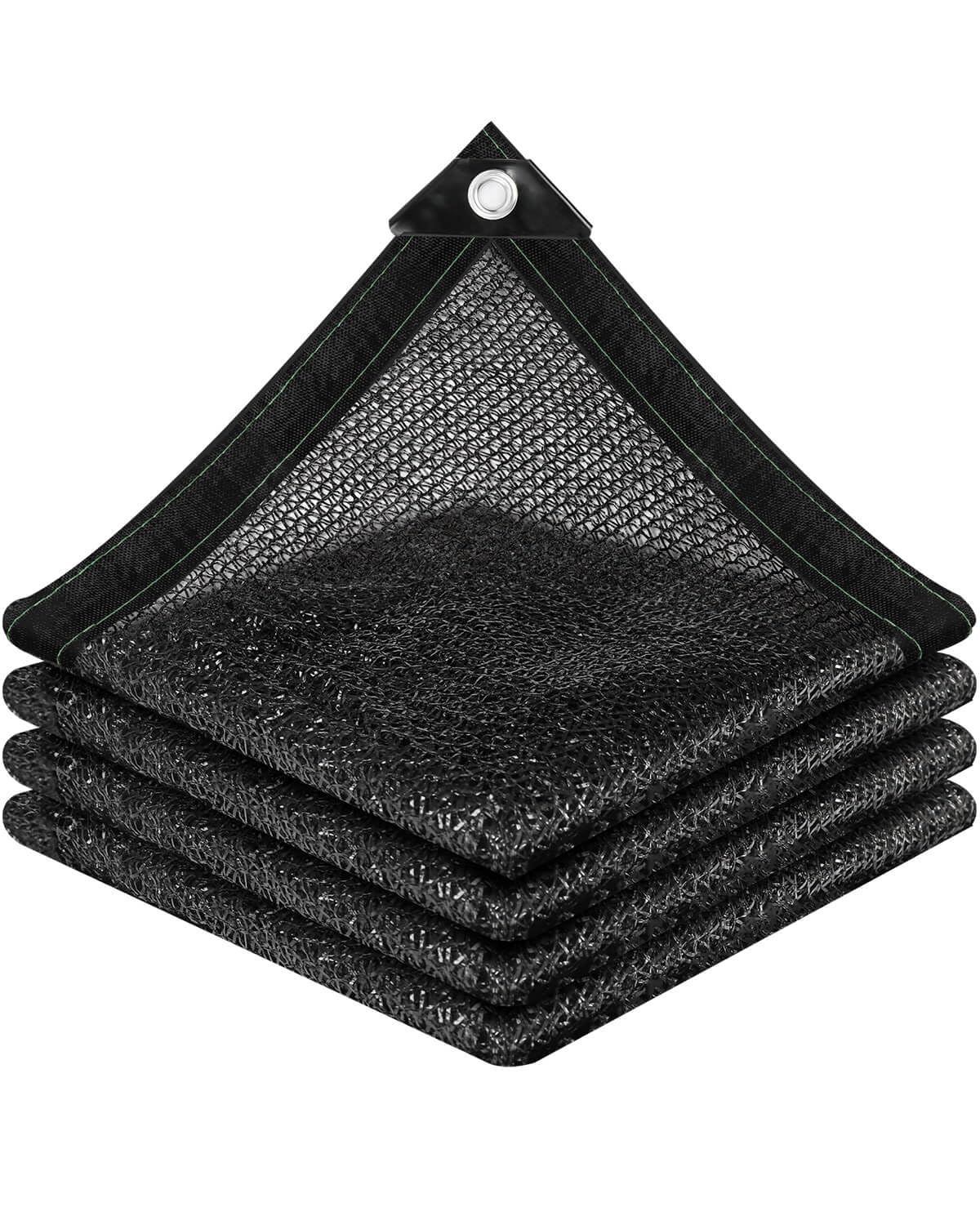 Vensovo sunblock shade net 40 percent black in garden shields plants while letting light through.