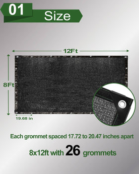 vensovo 50-percent-black closeup weave showing breathable shade knit