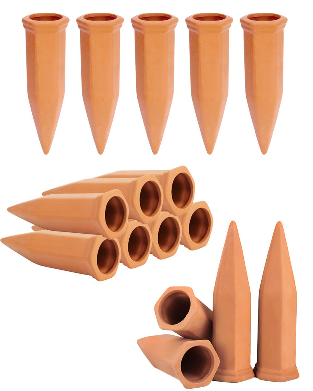 vensovo terracotta self-watering spikes package ready for hands-off plant care.