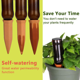 vensovo wine-bottle connection demonstrates effortless setup for indoor irrigation.