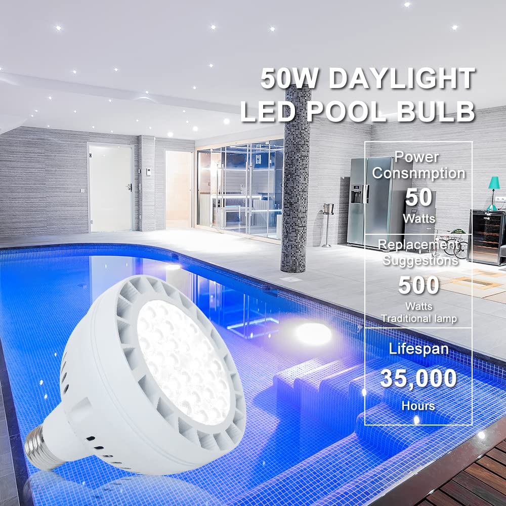 Venste LED pool light bulb fits many pool housings and fixtures