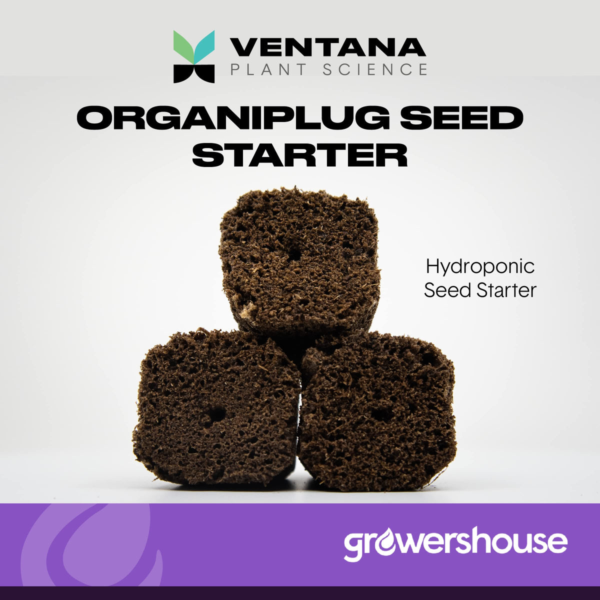 Ventana Organiplug hydroponic pod setup promotes efficient root development.
